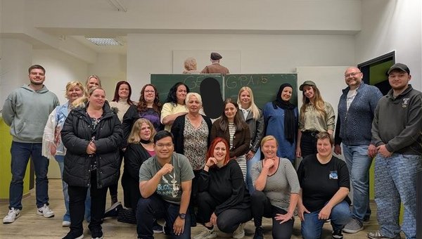 Gruppenfoto des Kurs GE GPA 5 zum Ausbildungsstart.
